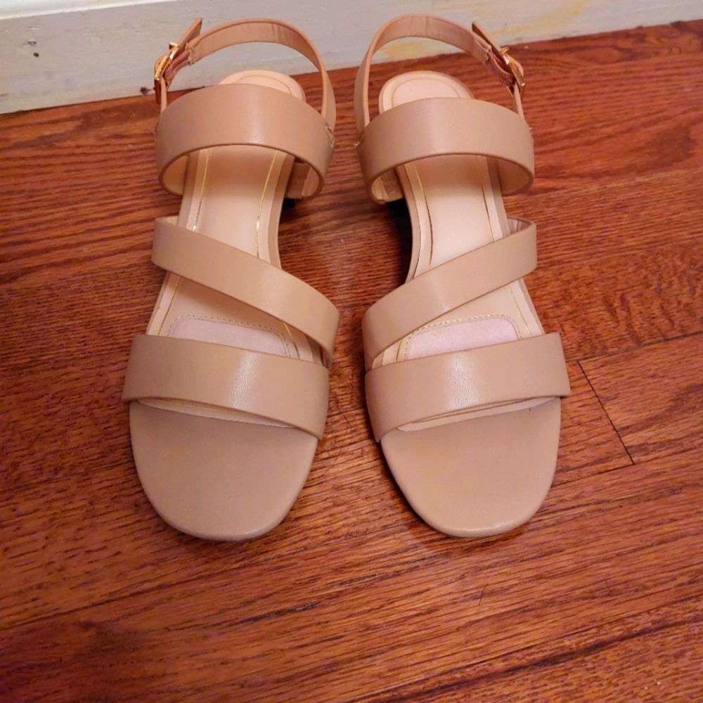 Chelsea Moreland Nude Heel Shoes